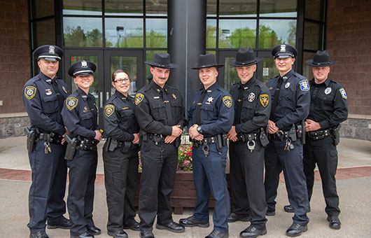 The 2019 graduating class of the St. Lawrence County-David Sullivan Law Enforcement Academy at SUNY Canton