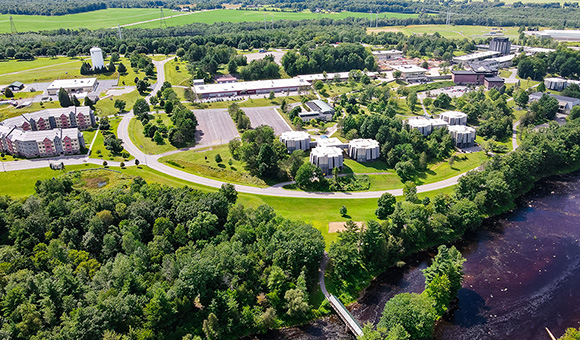 SUNY Canton campus aerial