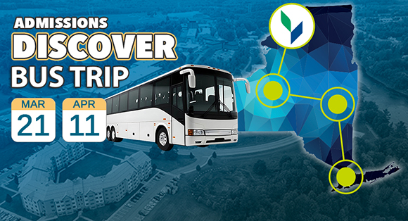 Admissions Discover Canton Bus Trip - March 21 and April 11.
