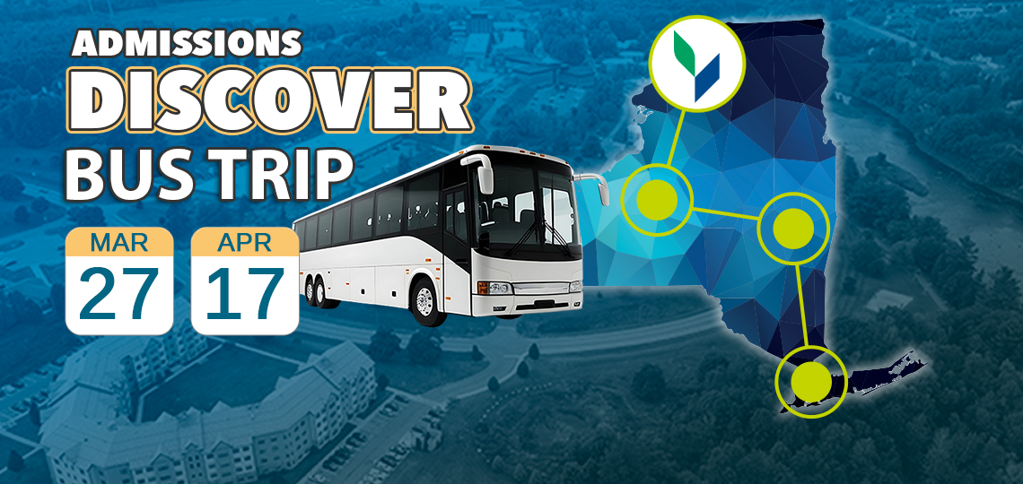Admissions Discover Canton Bus Trip - March 27 and April 17.