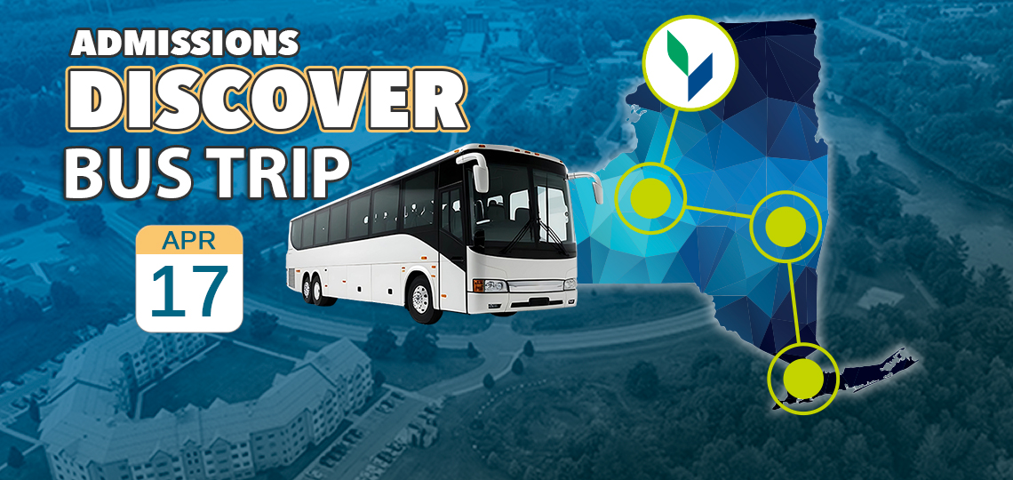 Admissions Discover Canton Bus Trip - April 17.
