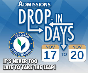 Admissions Drop-In Days: November 17-20
