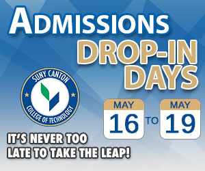 Admissions Drop-In Days May 16-19