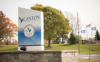 SUNY Canton entrance sign