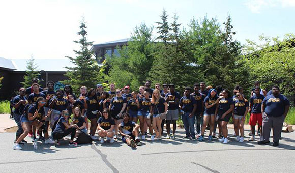 EOP Summer Program students pose for a photo