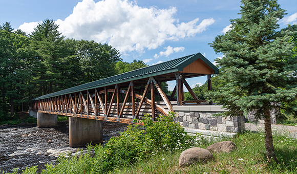 Footbridge in the afternoon