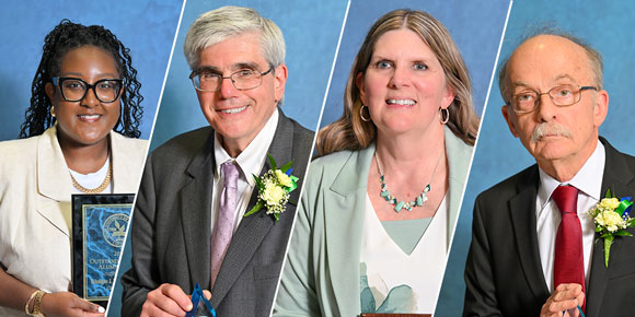 ahnique Richards-Lawrence, Mike Berman, Nancy Pickney, and Dale Major
