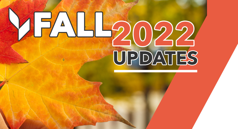 Fall 2022 Updates