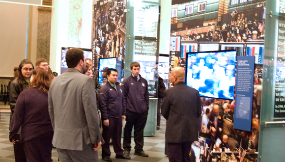 Students tour the NYSE