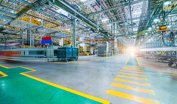 A manufacturing plant