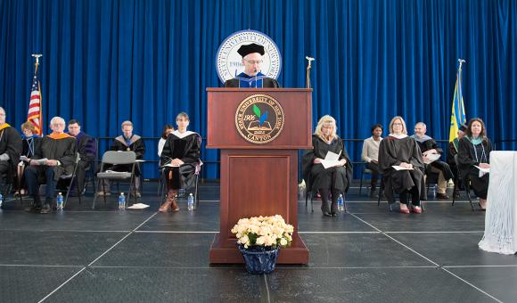 Provost Scheidt speaks at Honors Convocation