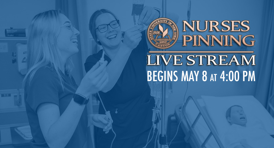 Nurses Pinning - Live Stream - May 8 at 4:30 PM