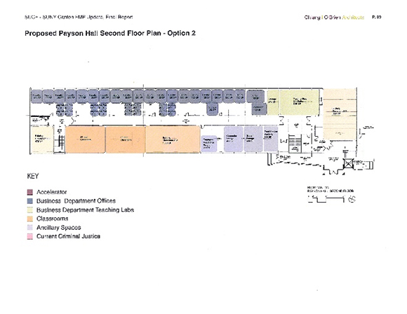 Payson Hall Renovation - Option 2 - Floor 2