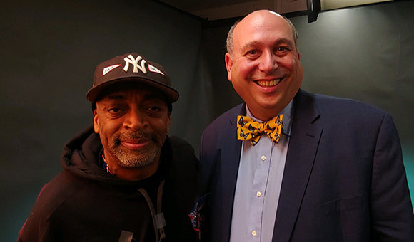 Spike Lee and David Penepent