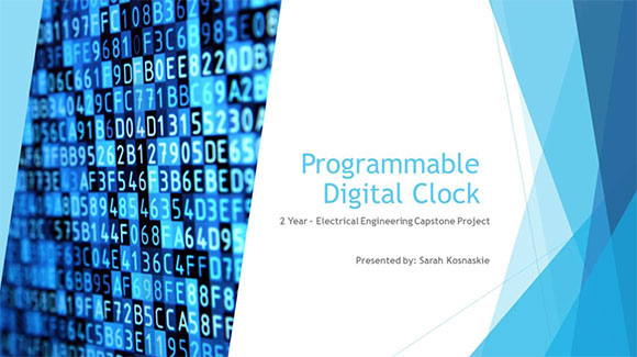 Programmable Digital Clock by Sarah Kosnaskie