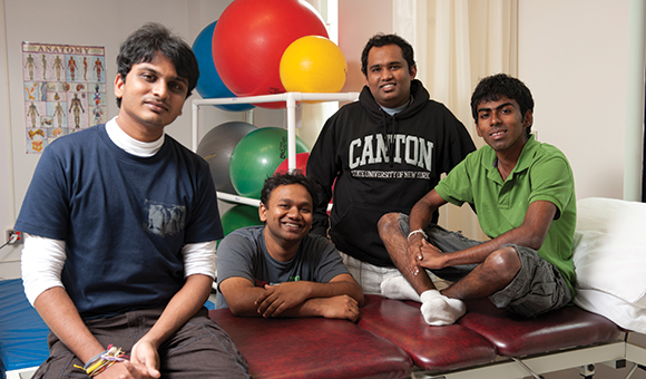 Physical Therapist Assistant students from Sri Lanka
