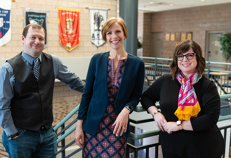 RJ Thayer, Lenore VanderZee and Courtney Bish