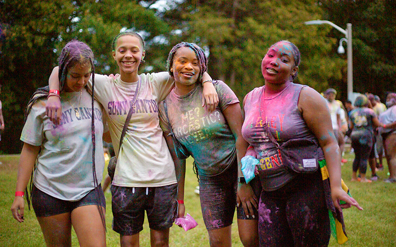 The Sister 2 Sister Club hosted a welcome back “Dye Party” Monday evening for all students.