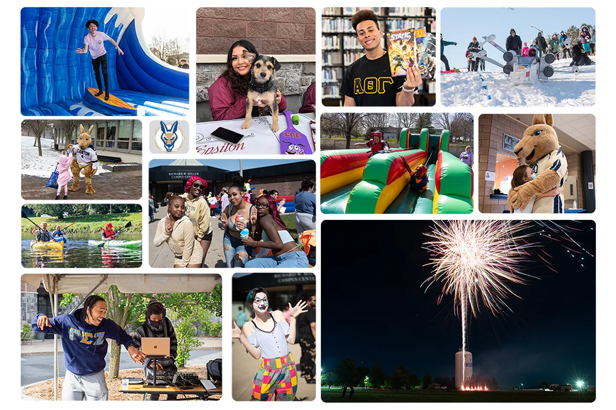 Best Year Ever collage of student activities.