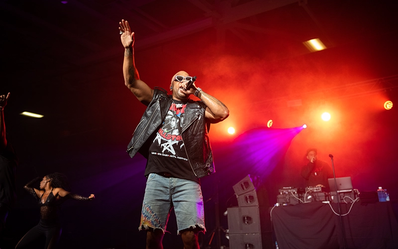 Flo-Rida performs at SUNY Canton.