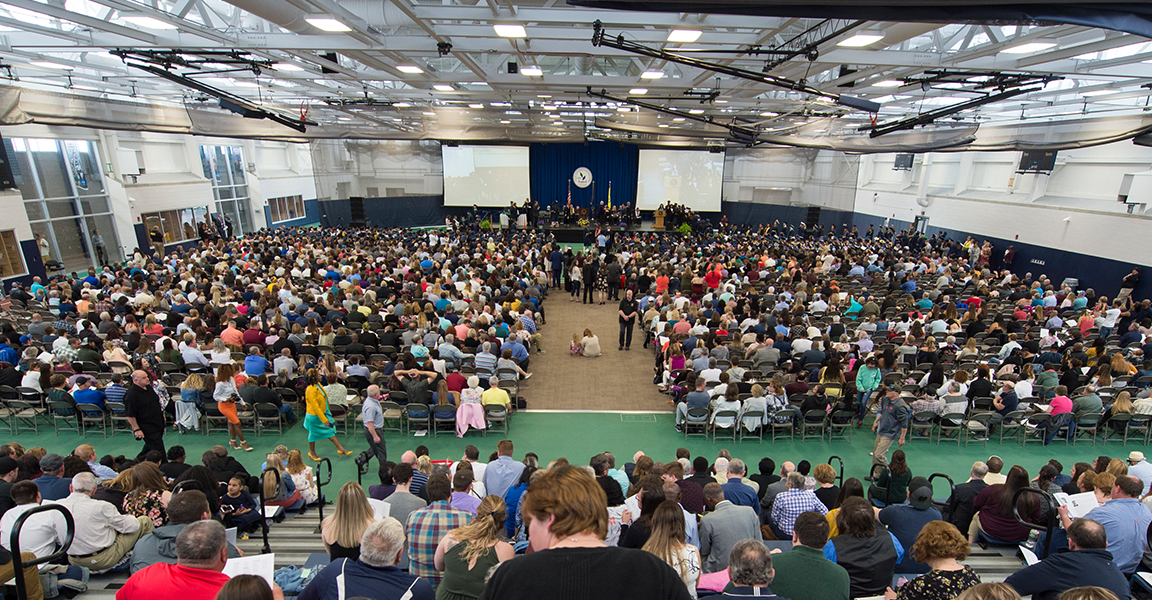 Commencement in the Field House