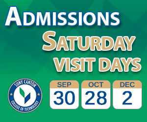 Saturday Visit Days - September 30, October 28, December 2