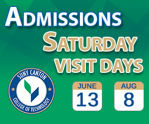 Saturday Visit Days - June 13 and August 8