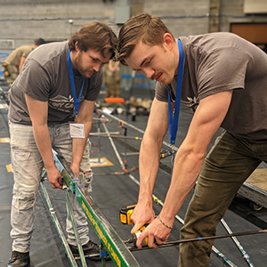 SUNY Canton Students Build Second Best Bridge in Regional Competition